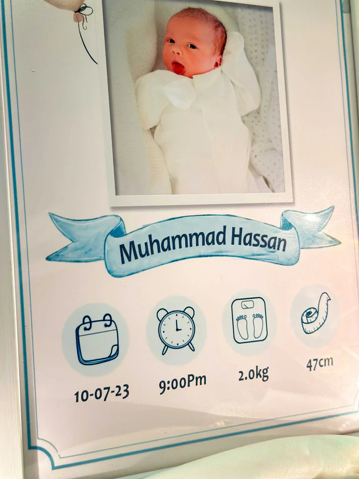 BABY BORN-CUSTOMIZED PHOTO FRAME