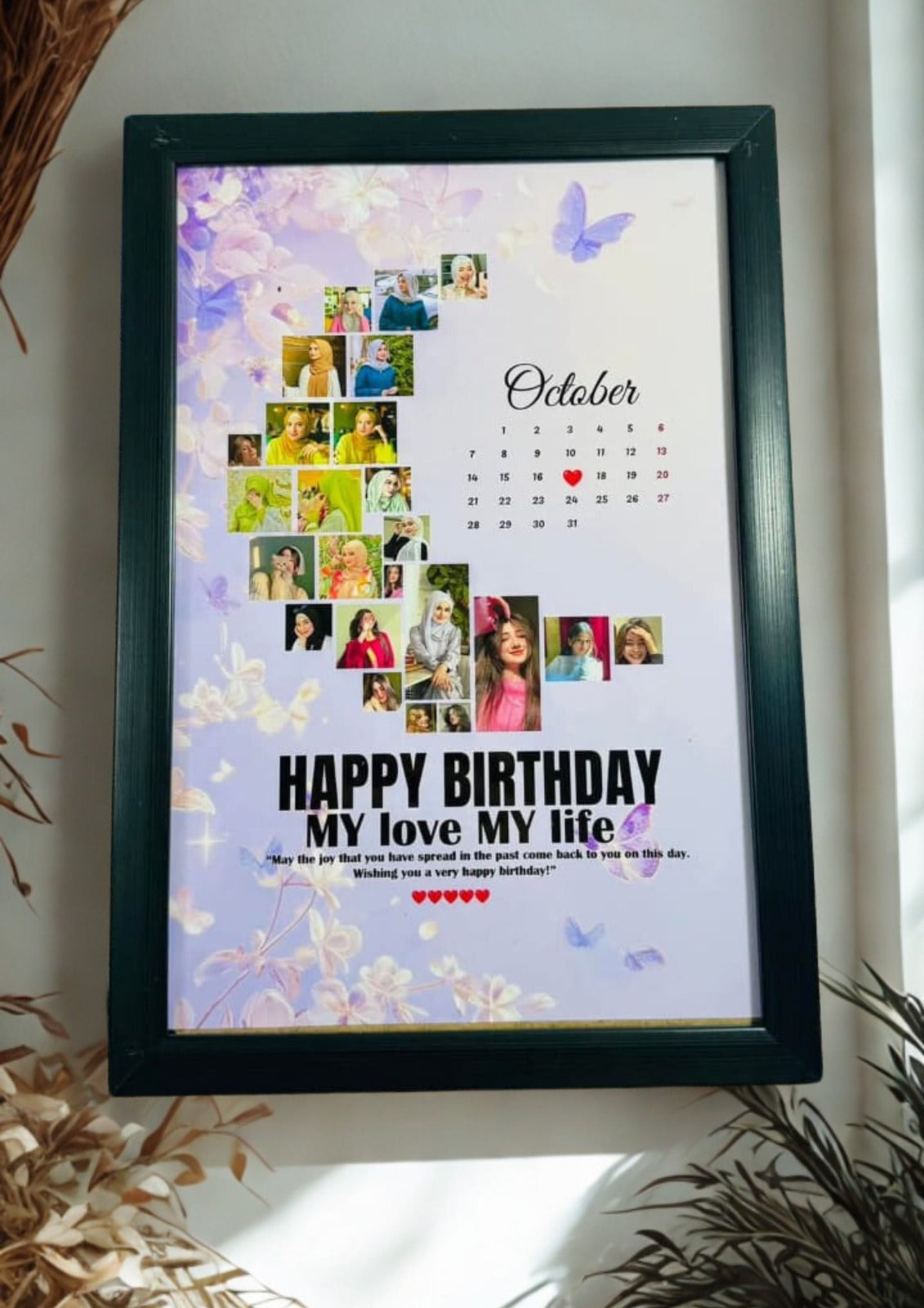Birthday Photo Frame- Customized Photo Frame -Photo Frames