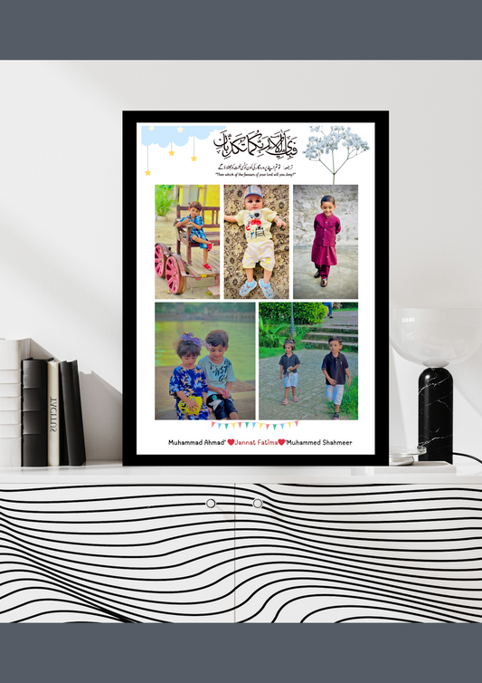 Baby Customized Photo Frame – Personalized  frame for childrens | Best Wall Décor |[ Frame 10]