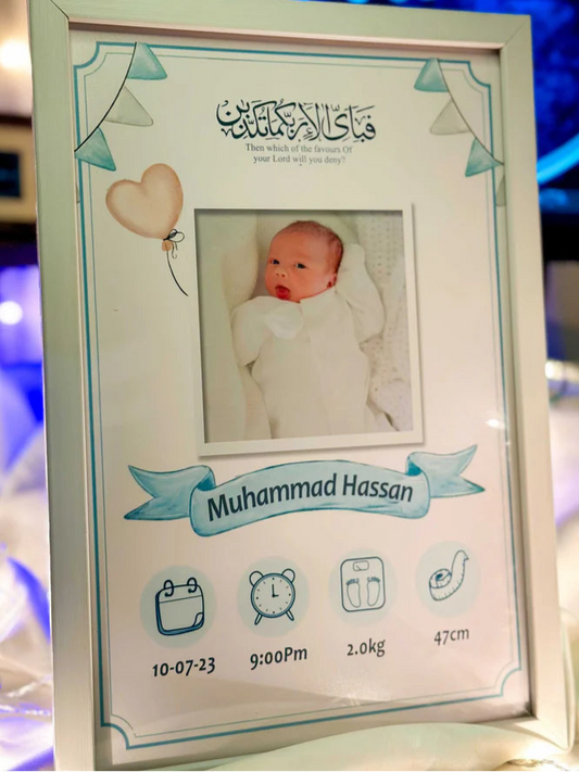 BABY BORN-CUSTOMIZED PHOTO FRAME