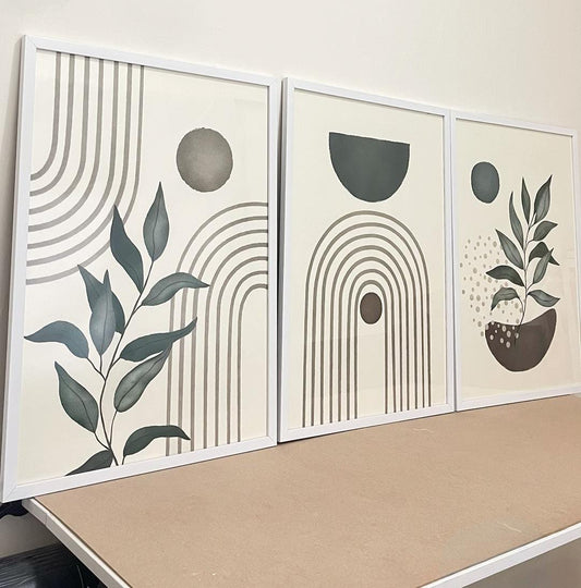 Pack of 3 Wall  ART Frame set.