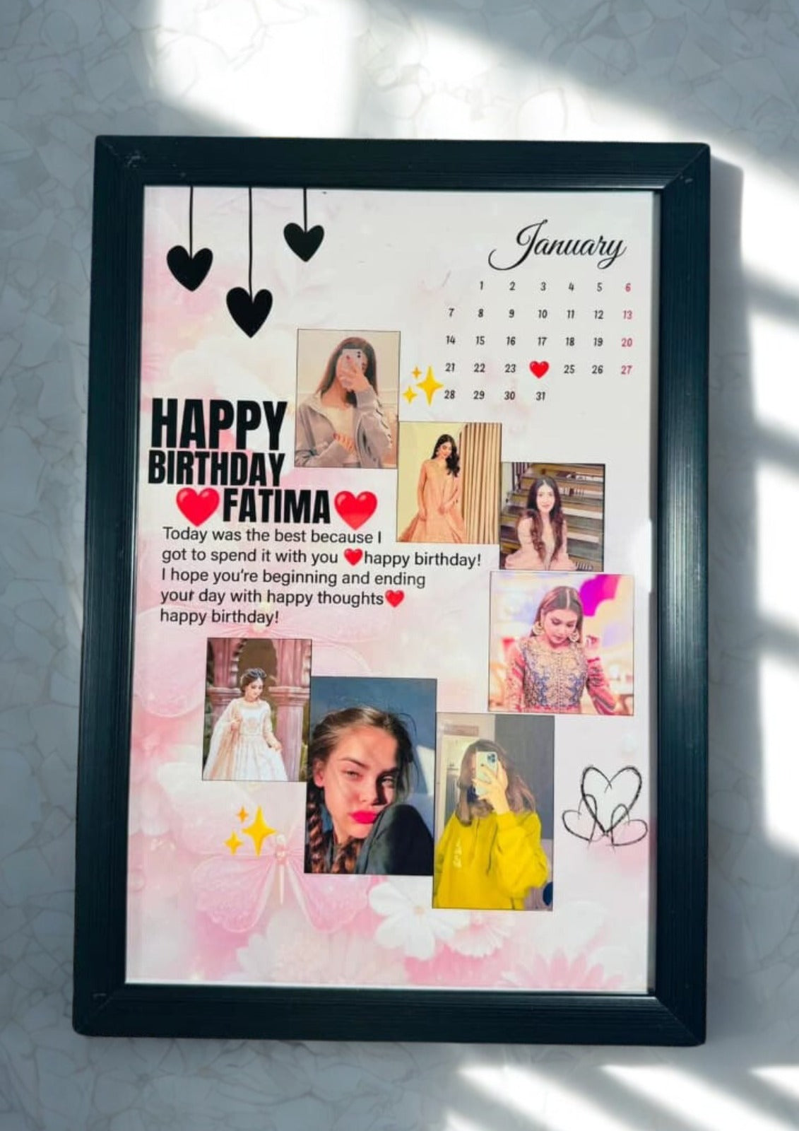 Birthday Photo Frame- Customized Photo Frame -Photo Frames