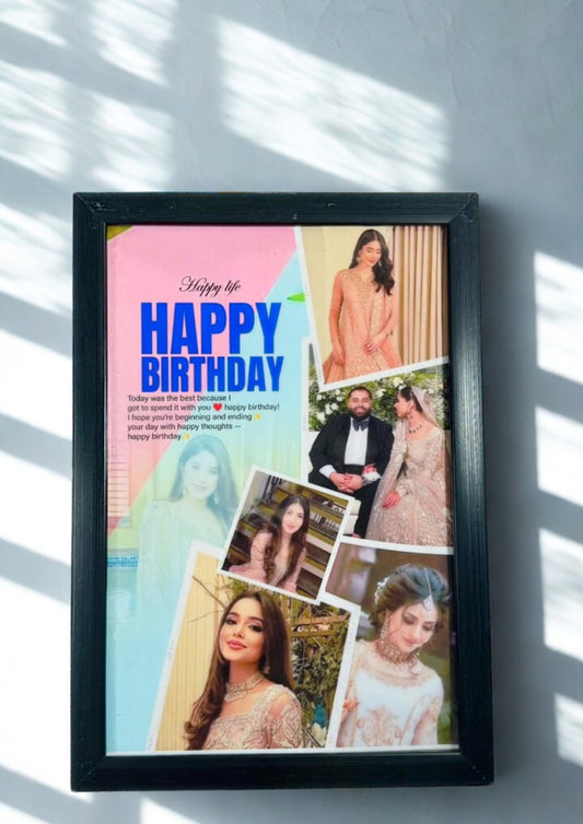 Customized Photo Frame -Photo Frames - Birthday Photo Frame